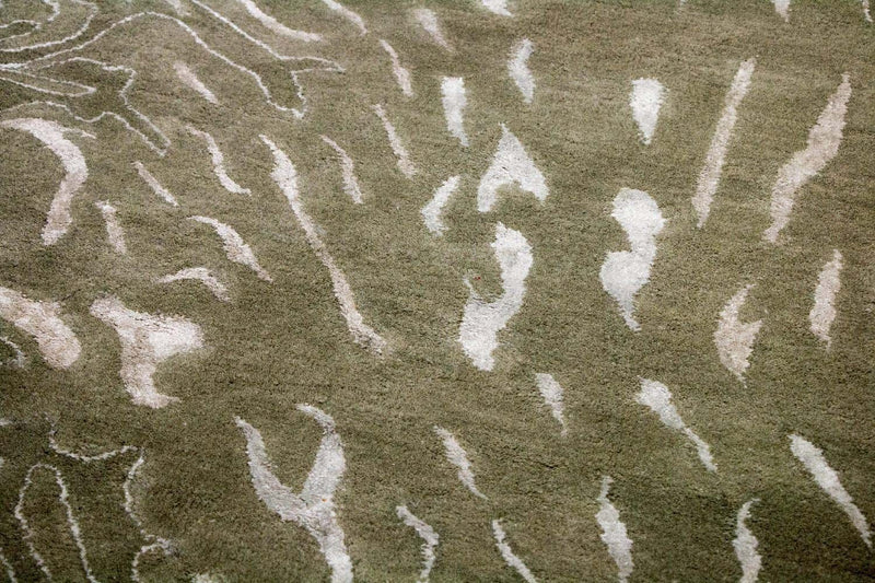 Designerski dywan - 242 x 153 cm - brązowy