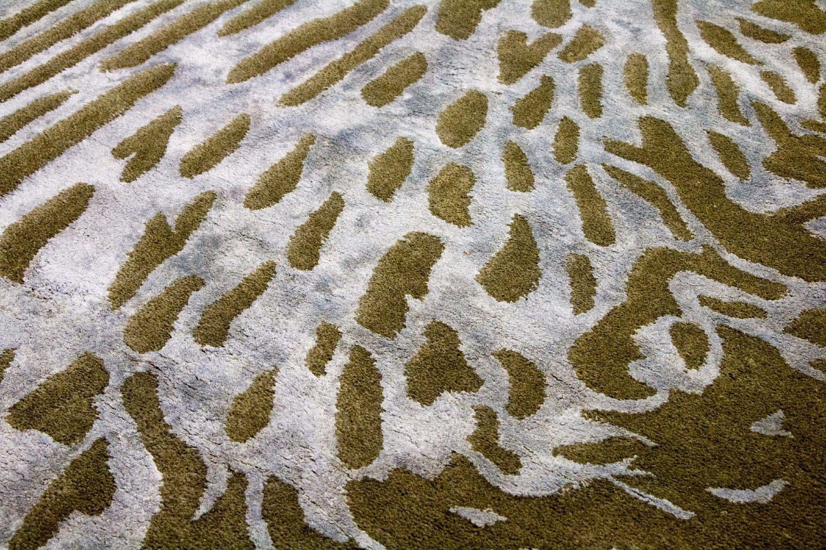 Designerski dywan - 246 x 154 cm - beżowy