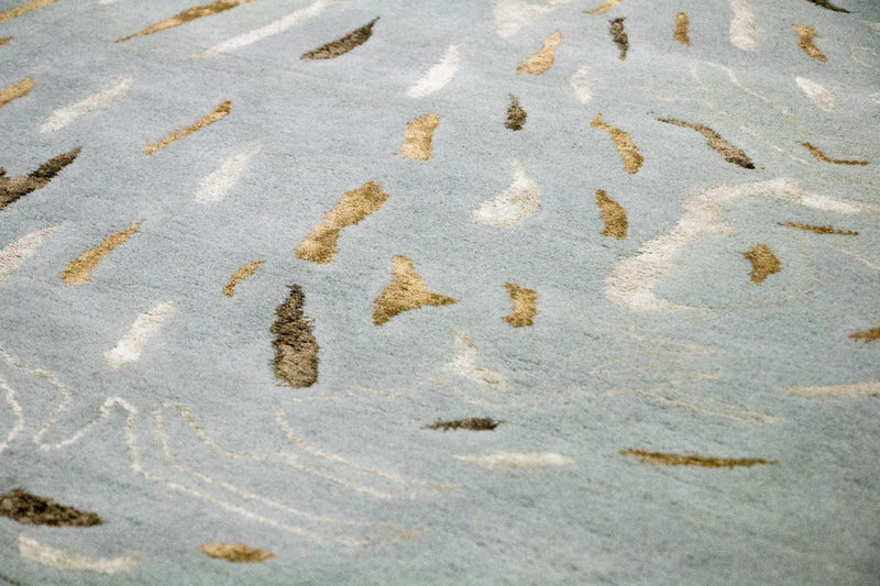 Designerski dywan - 242 x 153 cm - szary