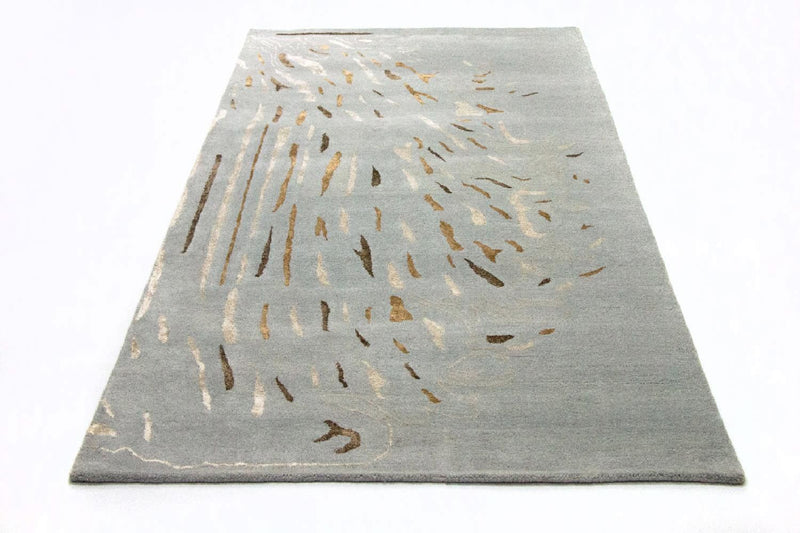 Designerski dywan - 242 x 153 cm - szary