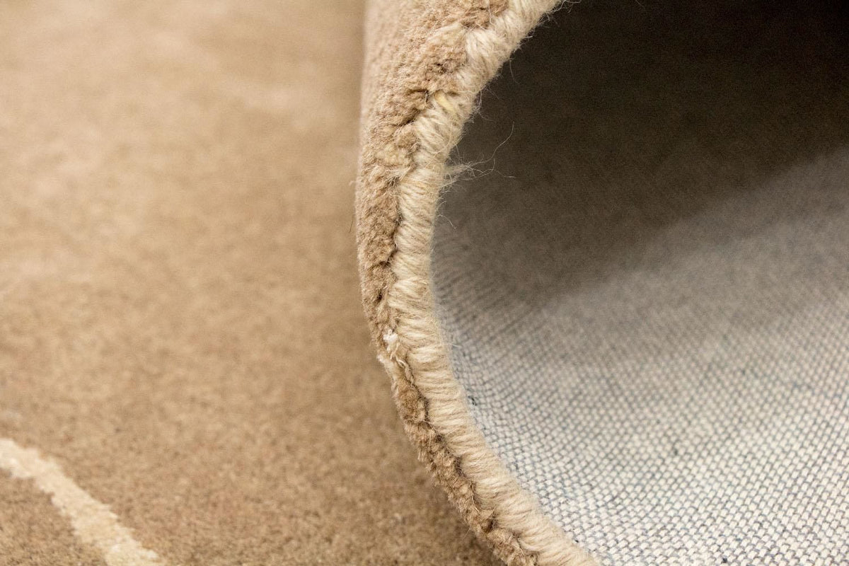 Designerski dywan - 240 x 151 cm - brązowy