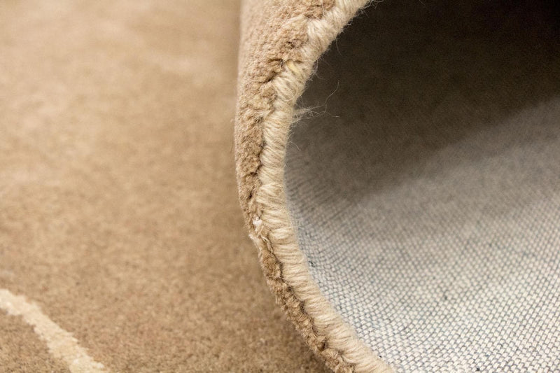 Designerski dywan - 240 x 151 cm - brązowy