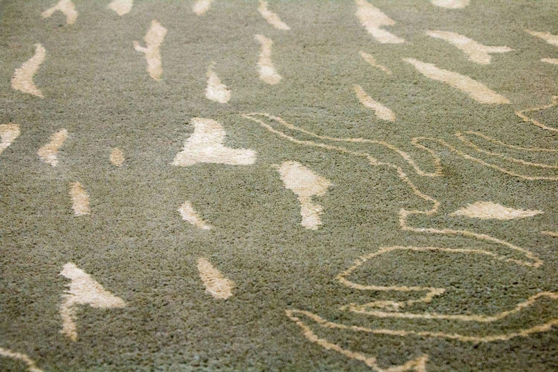 Designerski dywan - 242 x 152 cm - szary