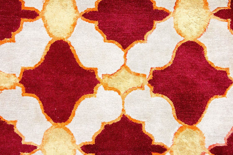 Dywan wełniany - 243 x 152 cm - beżowy