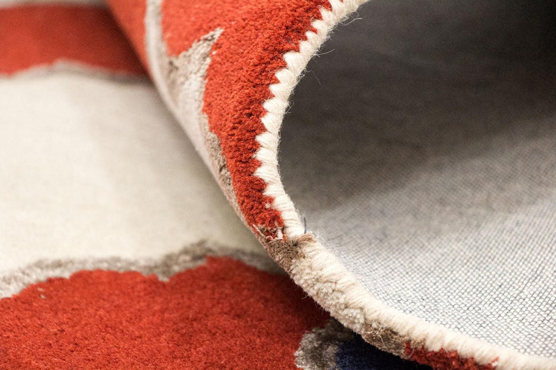 Dywan wełniany - 243 x 153 cm - beżowy