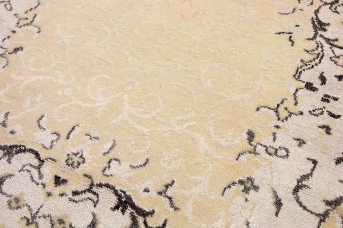 Designerski dywan - 156 x 88 cm - beżowy