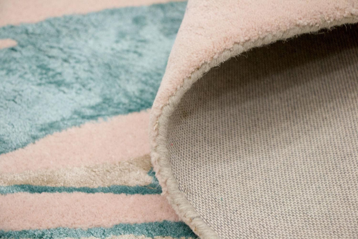 Designerski dywan - 180 x 122 cm - beżowy