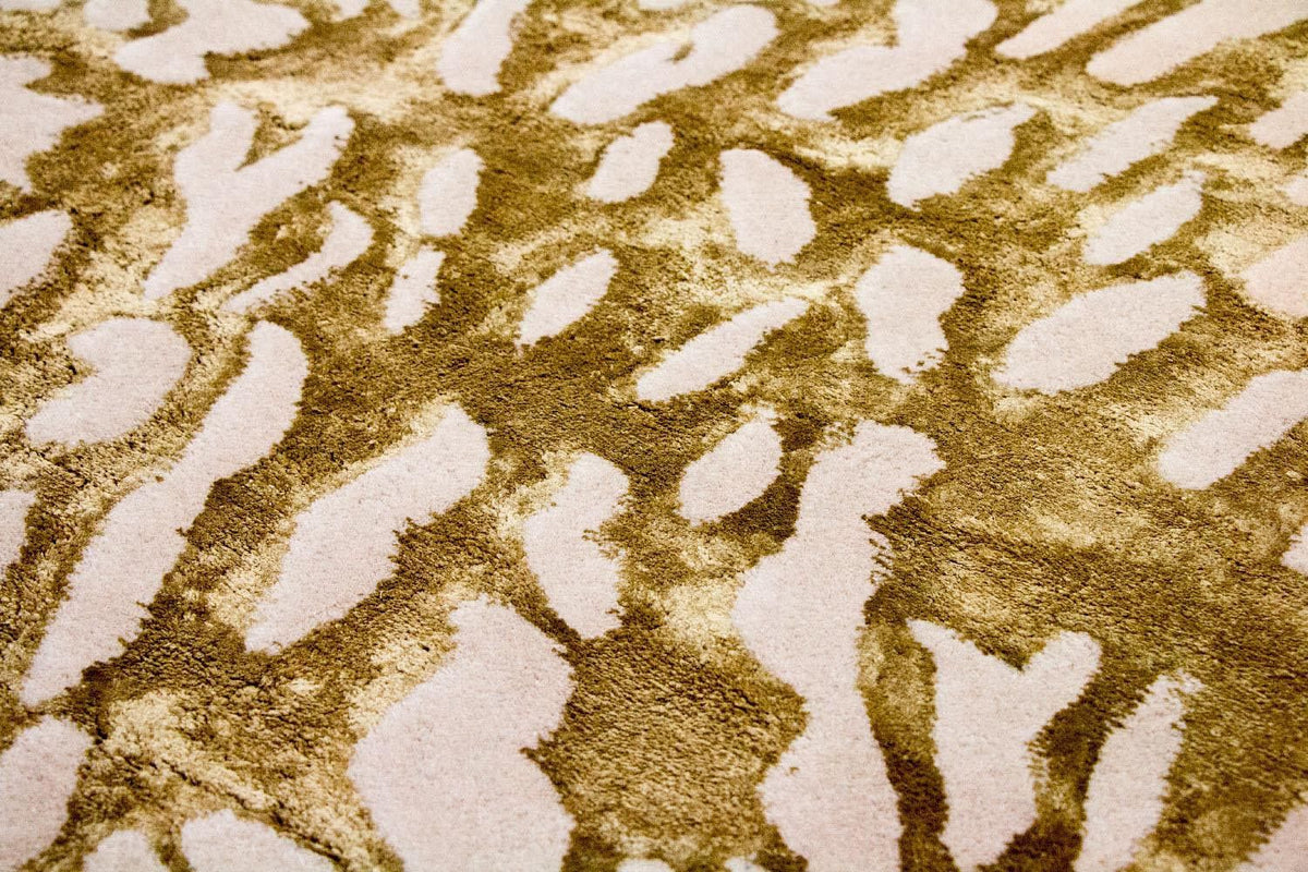 Designerski dywan - 239 x 151 cm - beżowy