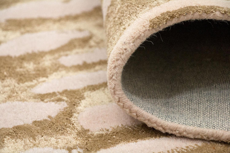 Designerski dywan - 239 x 151 cm - beżowy