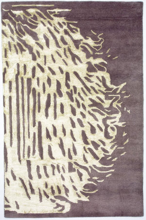 Designerski dywan - 242 x 153 cm - liliowy