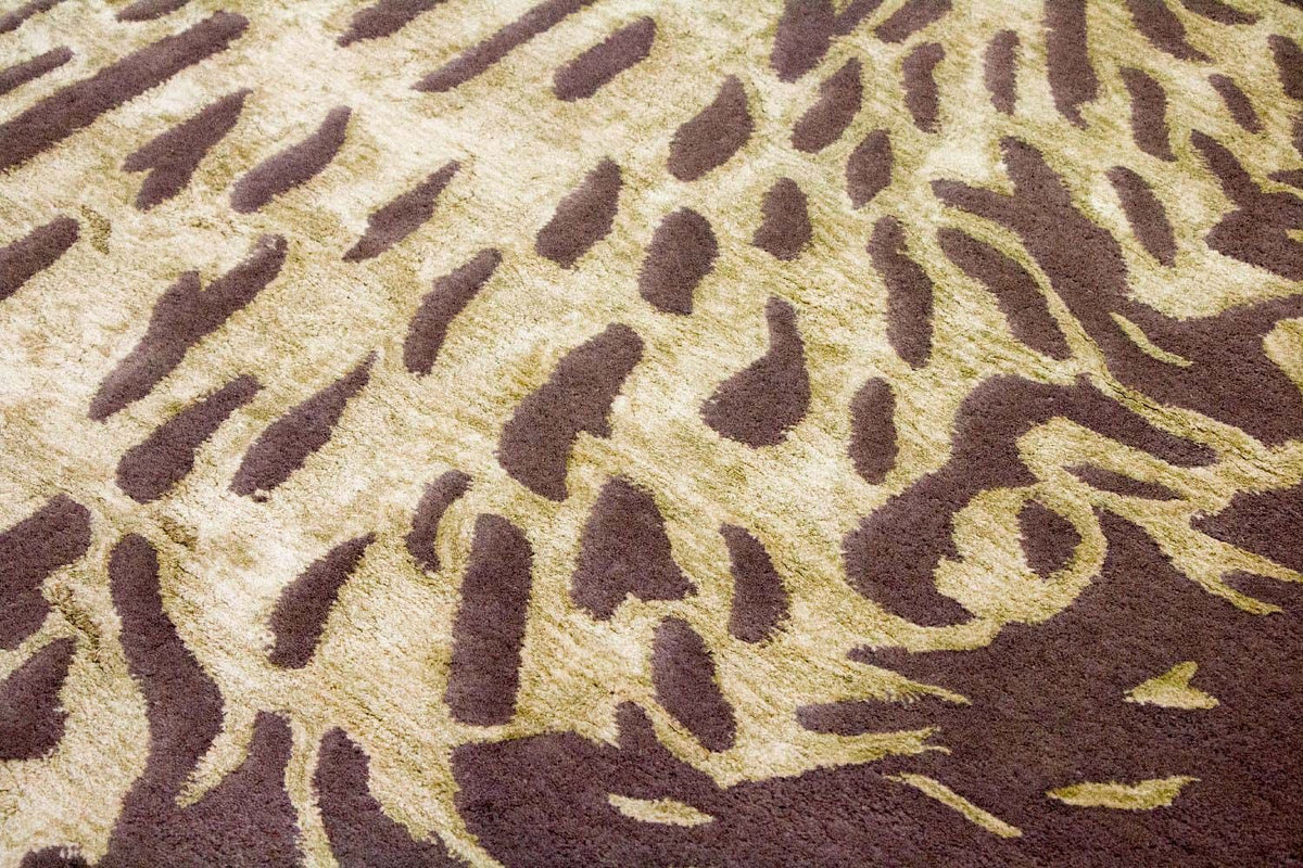 Designerski dywan - 242 x 153 cm - liliowy