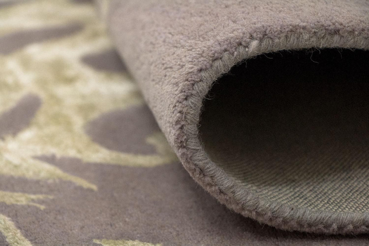 Designerski dywan - 242 x 153 cm - liliowy