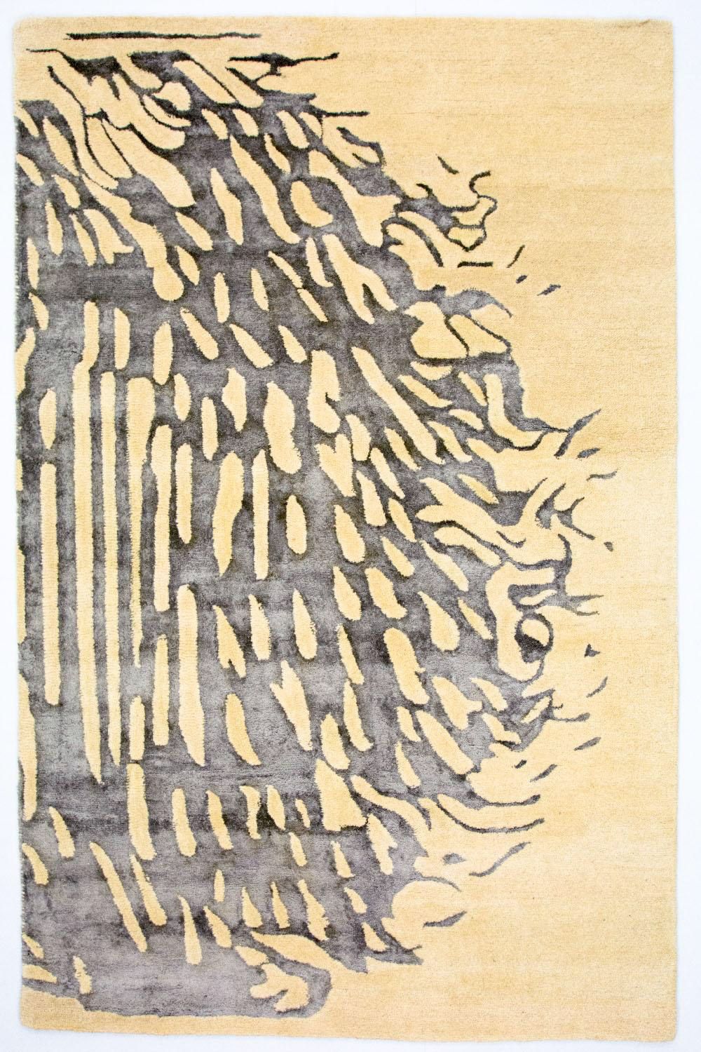 Designerski dywan - 240 x 153 cm - beżowy