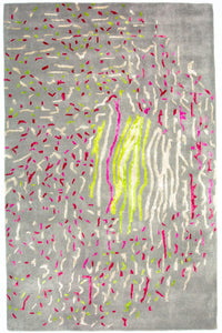 Designerski dywan - 245 x 143 cm - szary