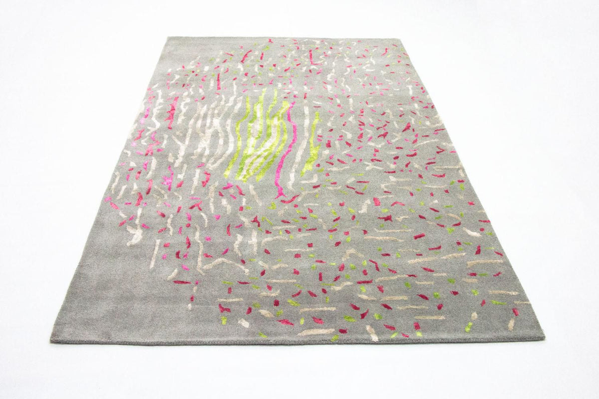 Designerski dywan - 245 x 143 cm - szary