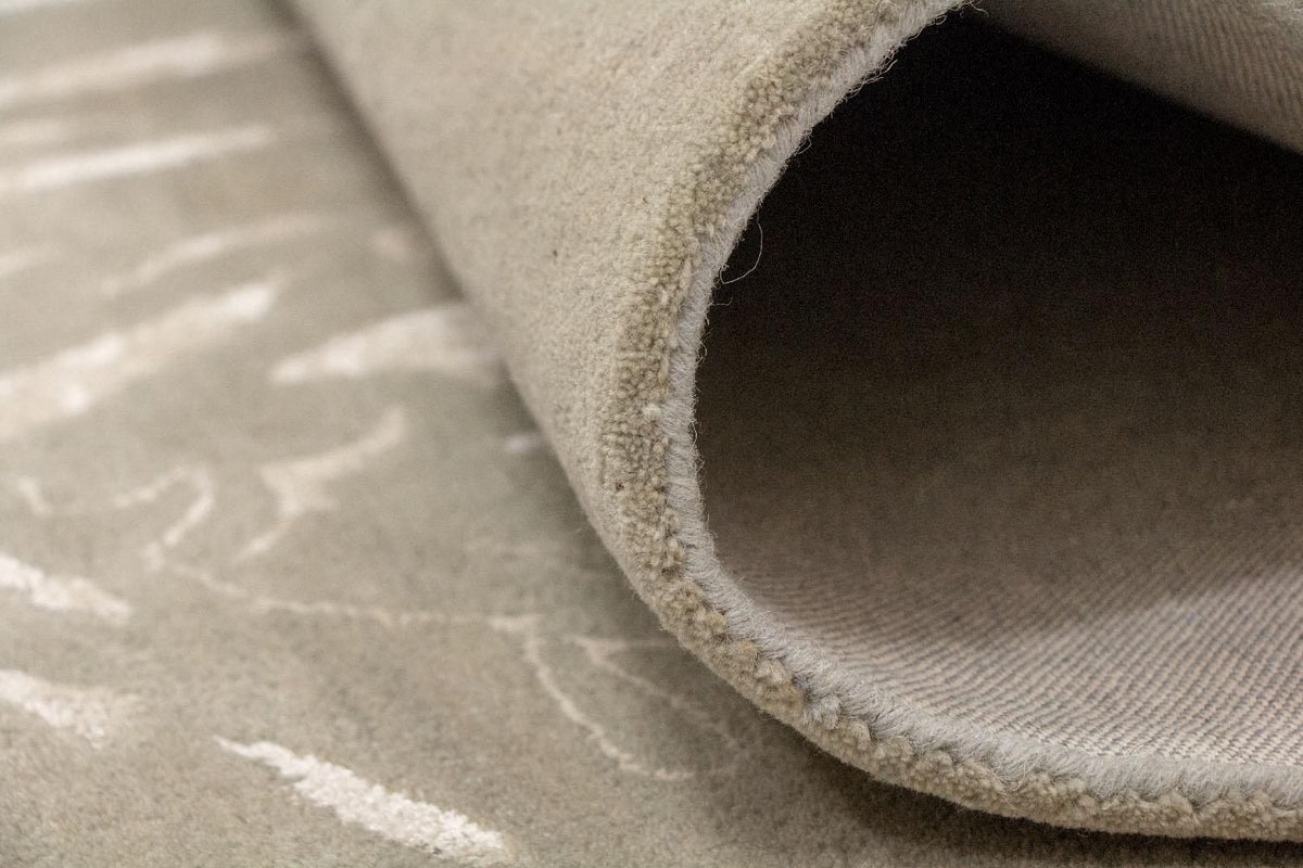 Designerski dywan - 242 x 153 cm - brązowy