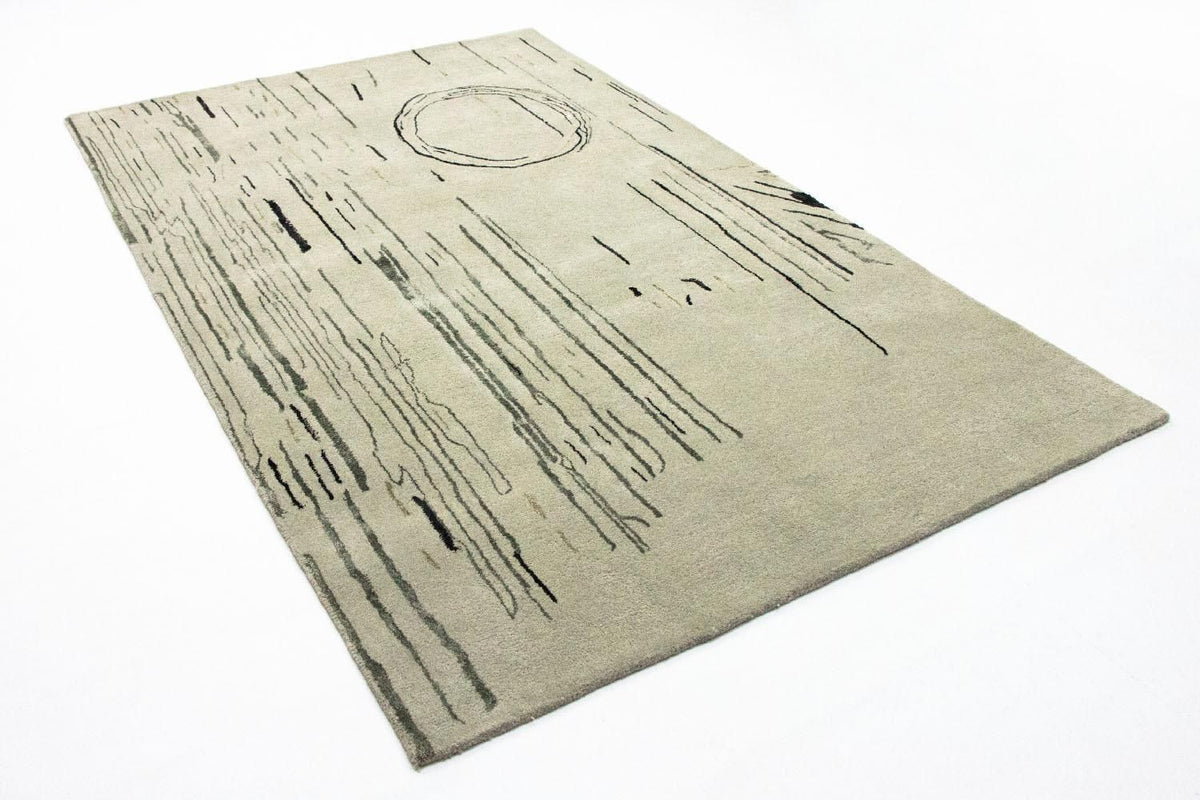 Designerski dywan - 245 x 153 cm - srebrny