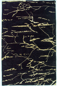 Designerski dywan - 243 x 155 cm - niebieski