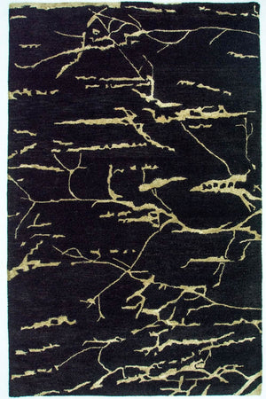 Designerski dywan - 243 x 155 cm - niebieski