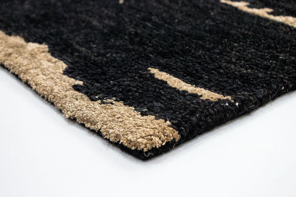 Designerski dywan - 243 x 155 cm - niebieski