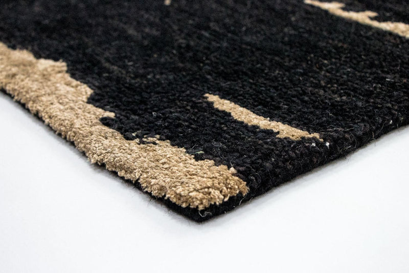 Designerski dywan - 243 x 155 cm - niebieski