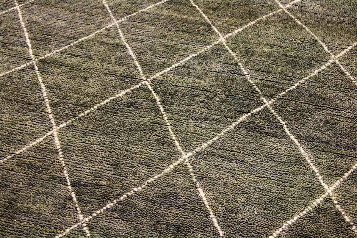 Designerski dywan - 240 x 160 cm - szary