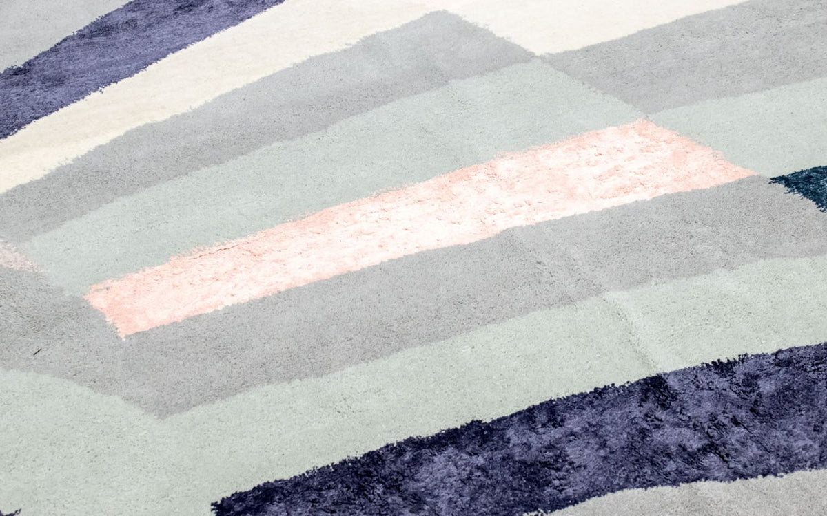 Designerski dywan - 299 x 240 cm - kolorowe