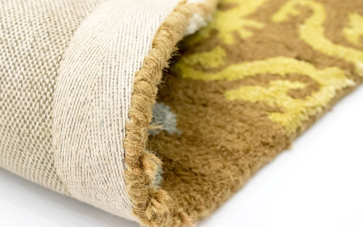 Designerski dywan - 263 x 181 cm - brązowy