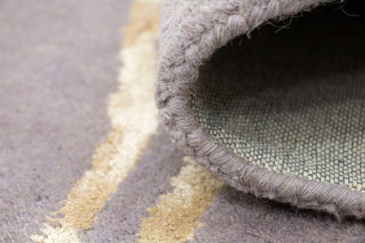 Designerski dywan - 245 x 155 cm - fioletowy