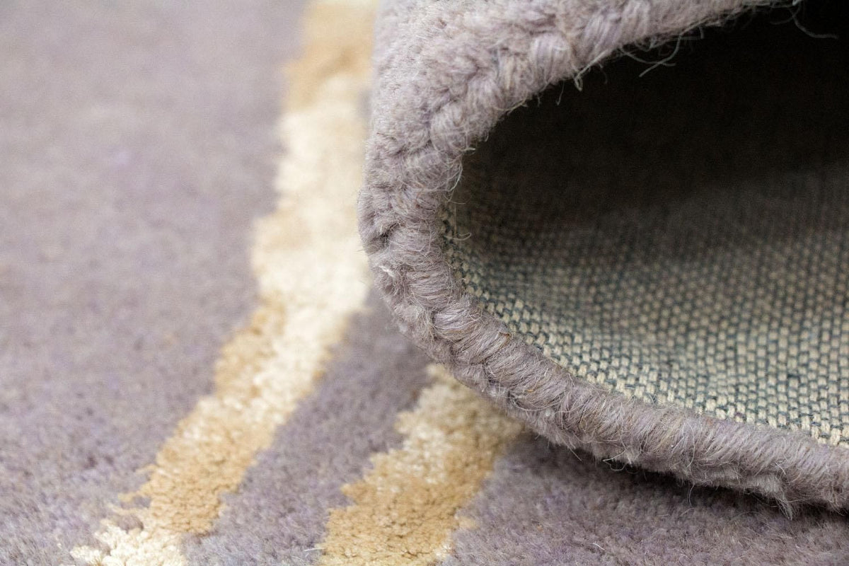 Designerski dywan - 245 x 155 cm - fioletowy