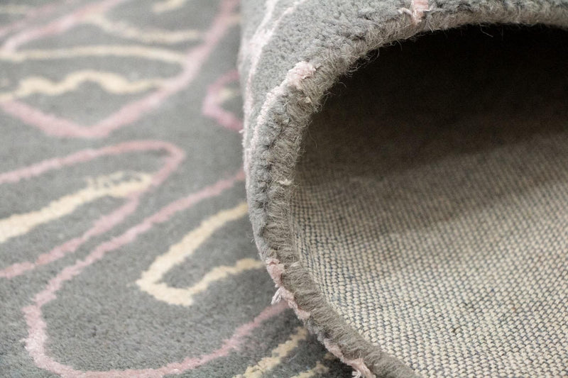 Designerski dywan - 244 x 152 cm - wielokolorowy