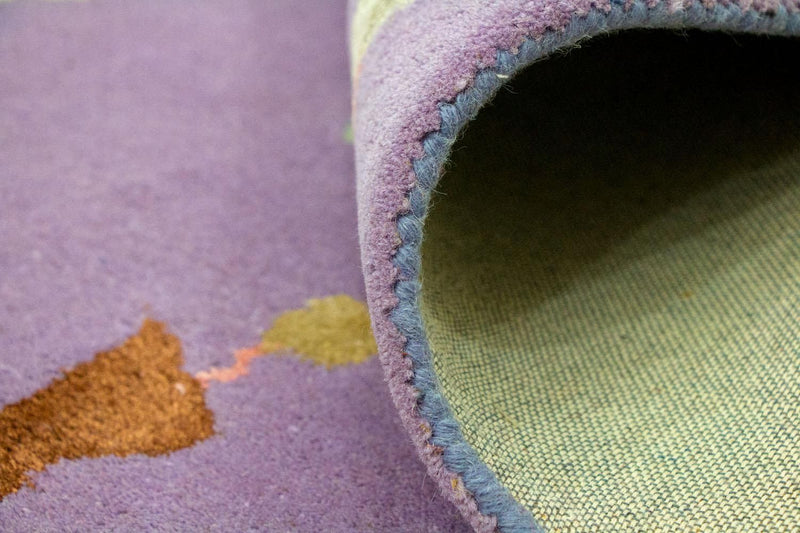 Designerski dywan - 240 x 152 cm - fioletowy