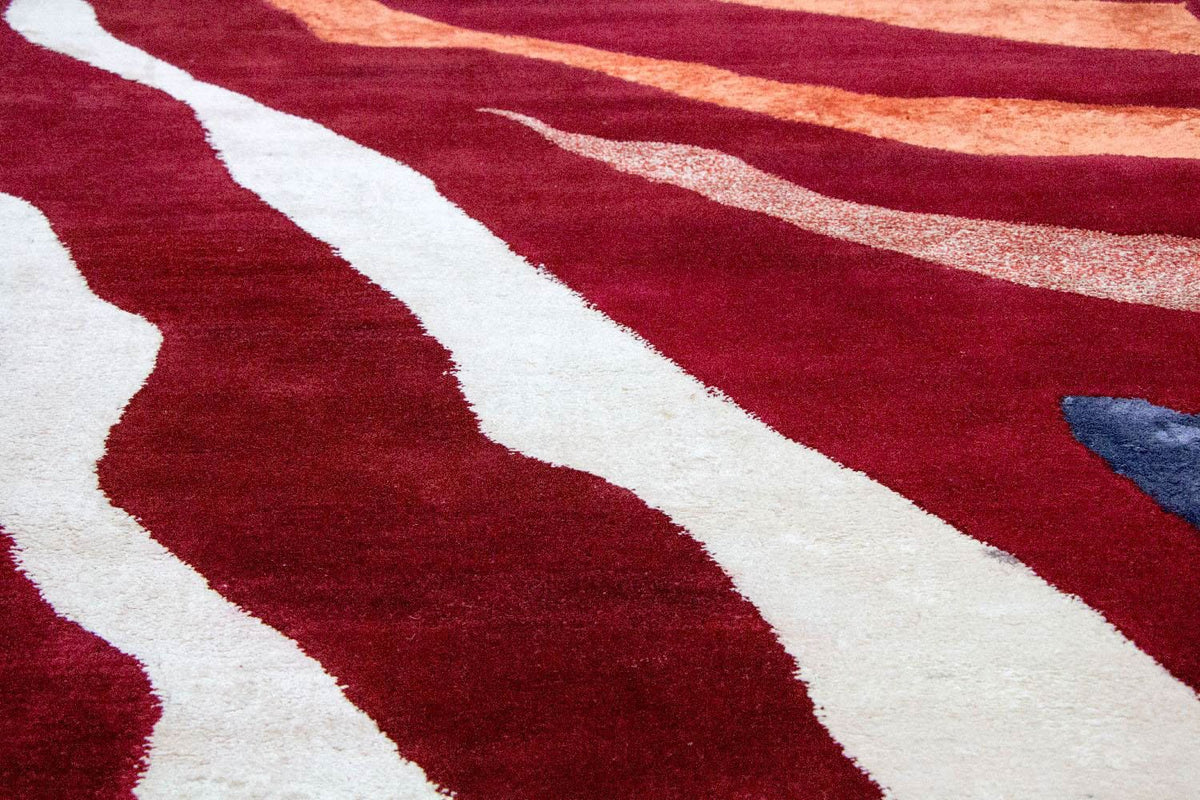 Designerski dywan - 244 x 159 cm - wielokolorowy