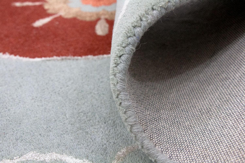 Designerski dywan - 239 x 150 cm - srebrny