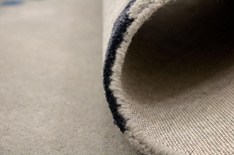 Designerski dywan - 242 x 155 cm - brązowy