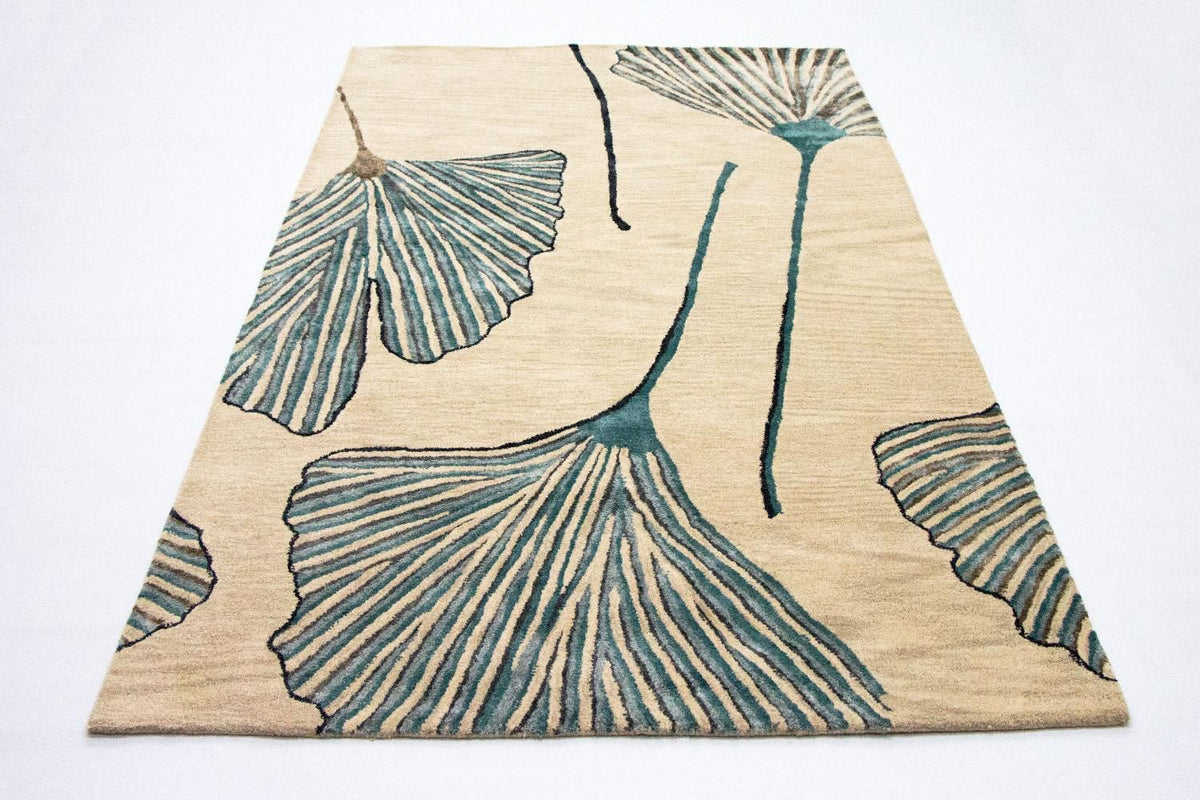 Designerski dywan - 243 x 153 cm - beżowy