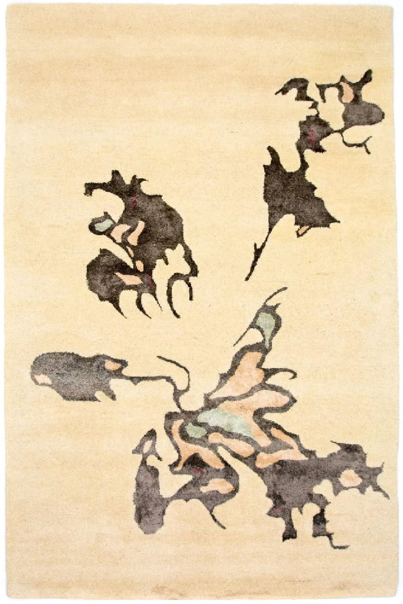 Designerski dywan - 240 x 149 cm - beżowy