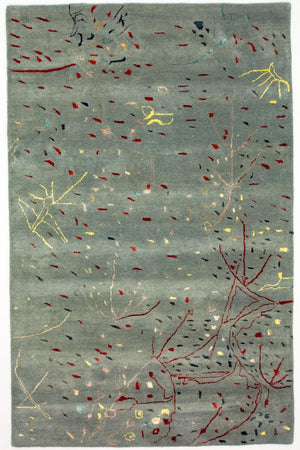 Designerski dywan - 243 x 156 cm - jasnoniebieski