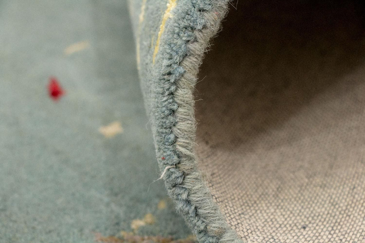 Designerski dywan - 243 x 156 cm - jasnoniebieski