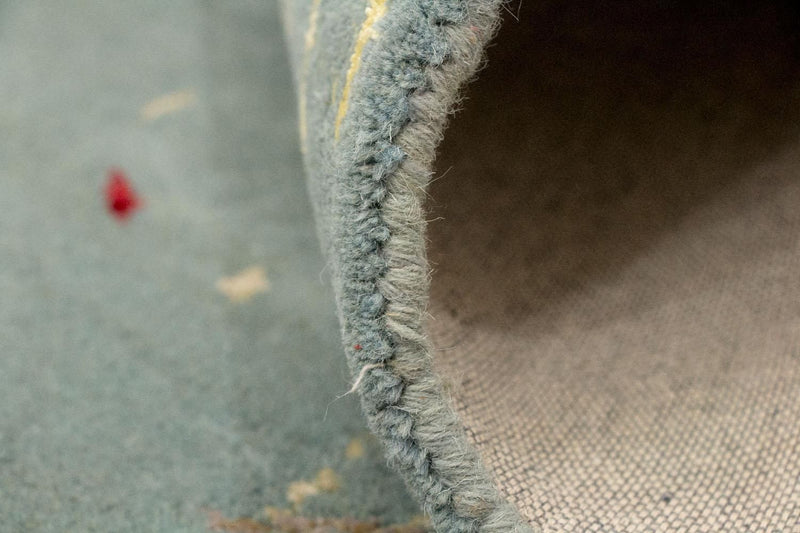 Designerski dywan - 243 x 156 cm - jasnoniebieski