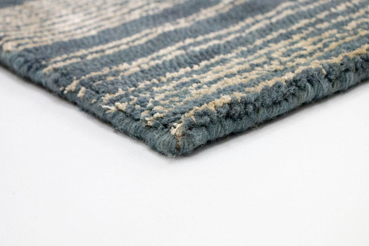 Designerski dywan - 246 x 154 cm - niebieski