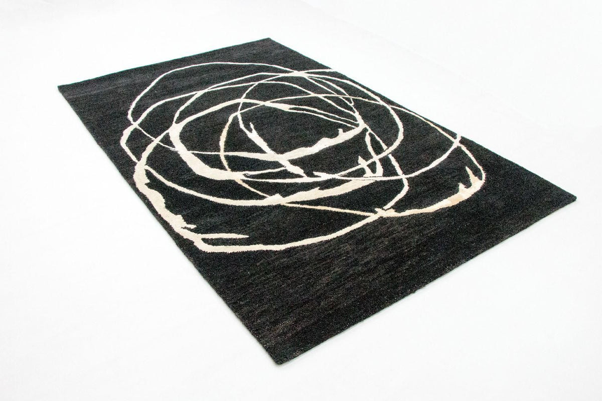 Designerski dywan - 245 x 153 cm - niebieski