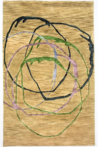 Designerski dywan - 243 x 152 cm - wielokolorowy