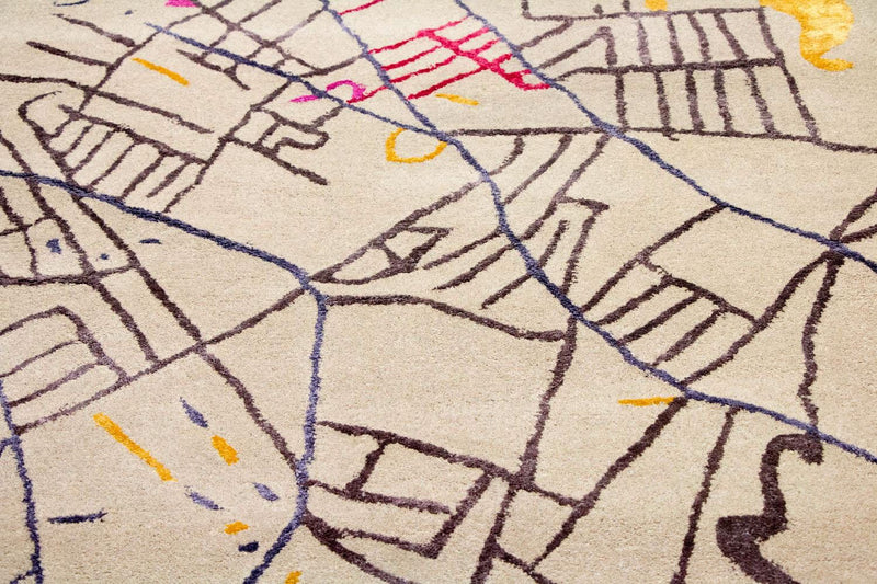 Designerski dywan - 241 x 152 cm - wielokolorowy