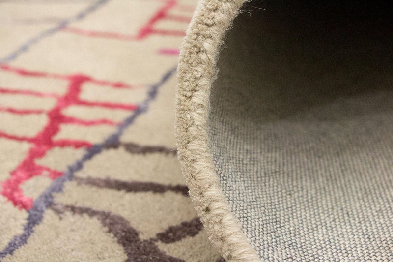 Designerski dywan - 241 x 152 cm - wielokolorowy