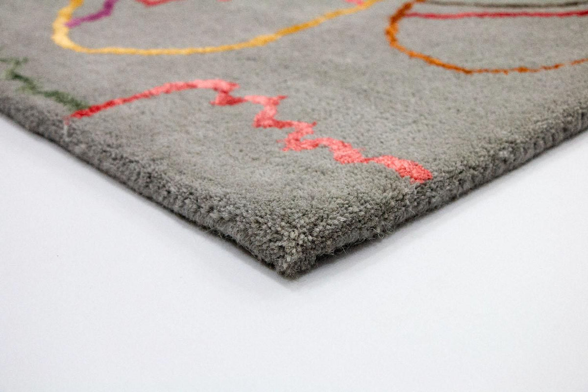 Designerski dywan - 241 x 153 cm - wielokolorowy