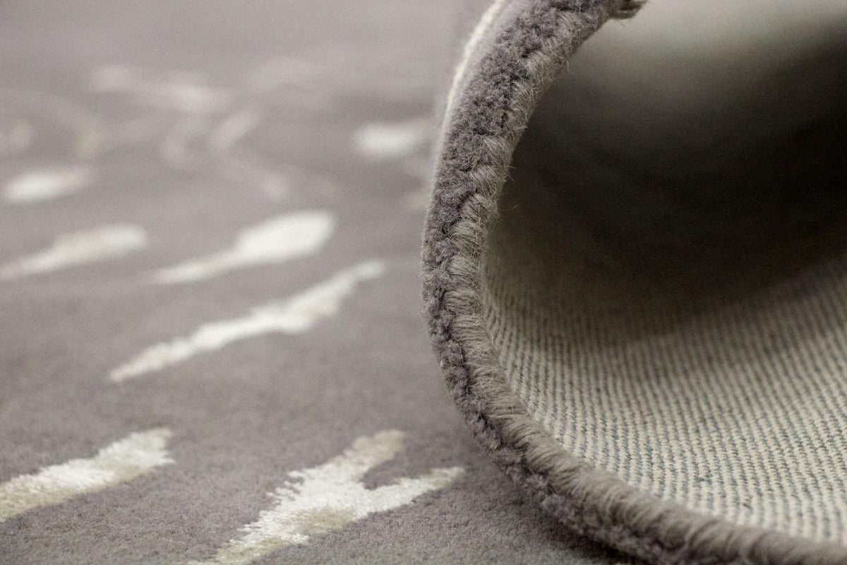 Designerski dywan - 241 x 153 cm - brązowy