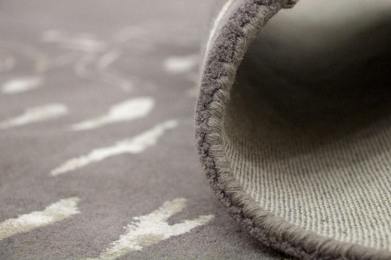 Designerski dywan - 241 x 153 cm - brązowy