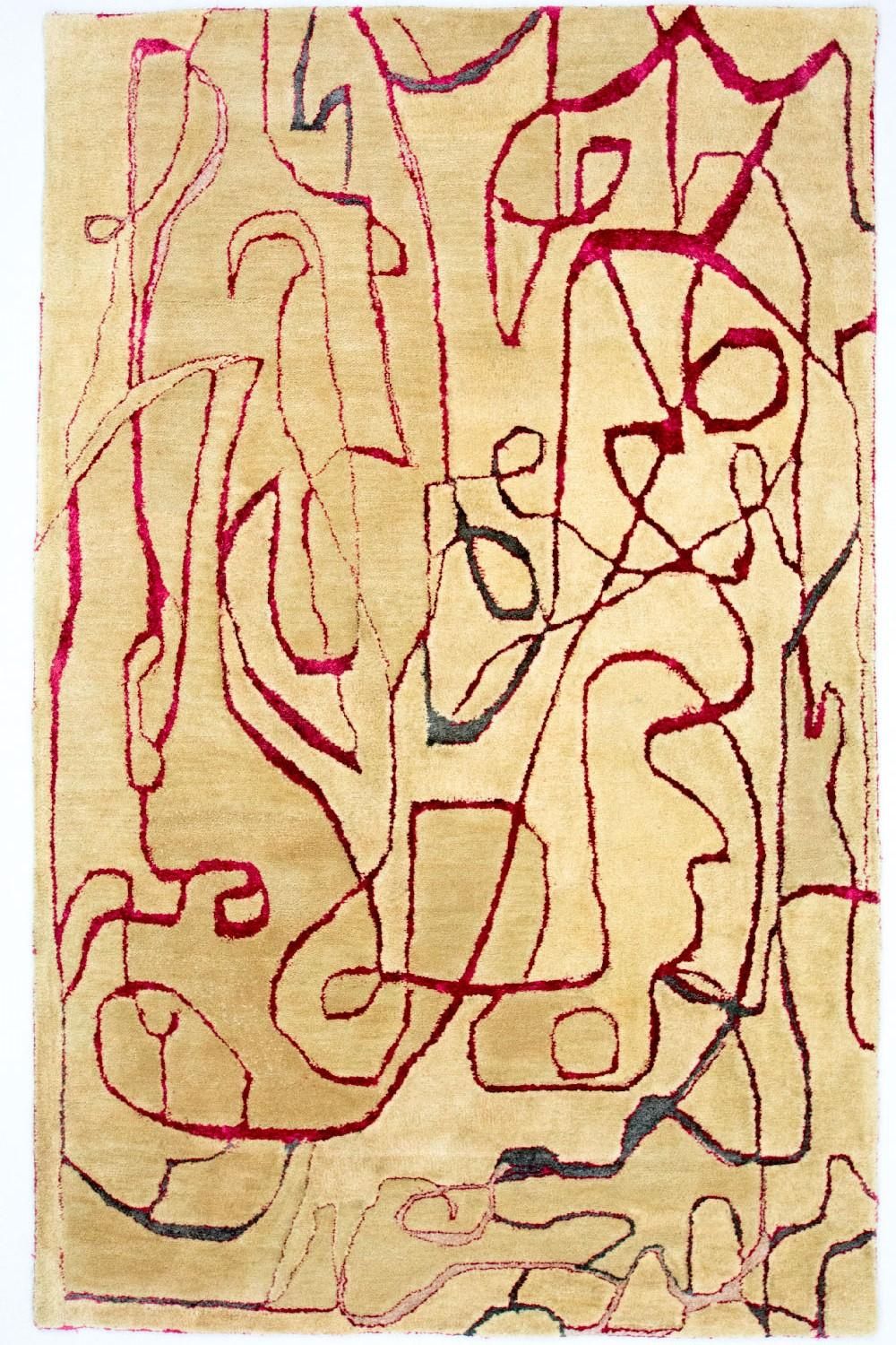 Designerski dywan - 241 x 152 cm - wielokolorowy