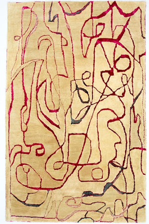 Designerski dywan - 241 x 152 cm - wielokolorowy